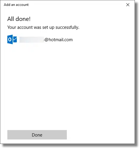 Mail: All Done!