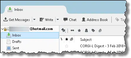 Hotmail in Thunderbird
