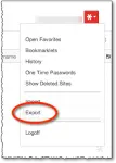 LastPass Export Item