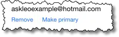 Remove Alias Link