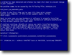 wireless card causes blue screen of death