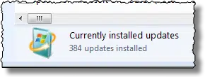 Installed Updates
