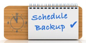 Schedule Automatic Backups