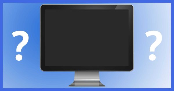 my computer is on but has a black screen