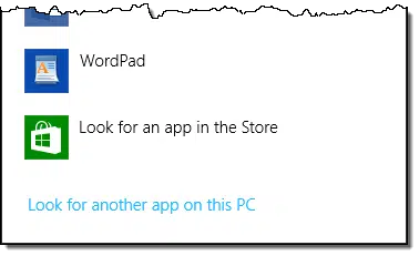 Look for another app
