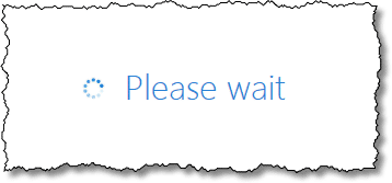 Please Wait