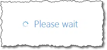 Please Wait