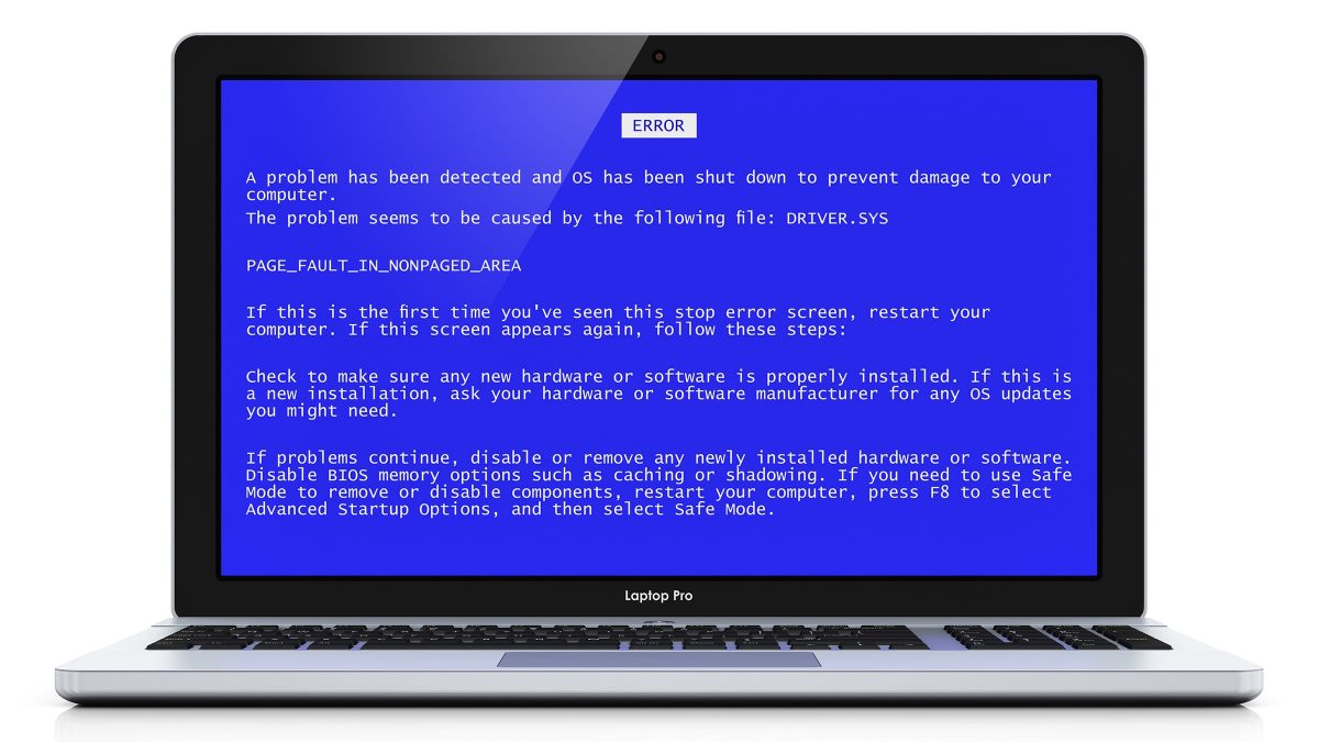 Bluescreen error on a Laptop