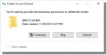 Folder Access Denied