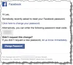 Facebook Notice