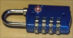 TSA-approved combination lock