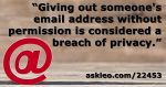 Email Address Privacy