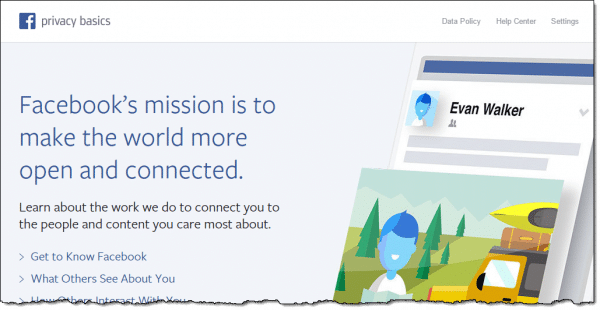 Facebook Privacy Basics