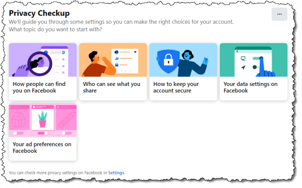 Facebook Privacy Checkup