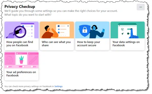 Facebook Privacy Checkup