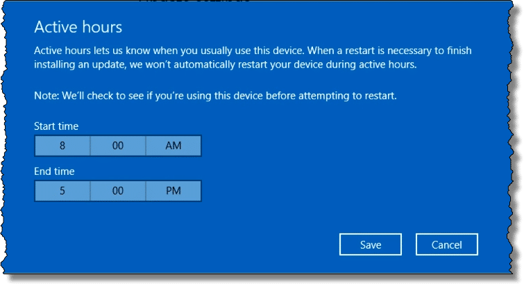 Automatic restart device.