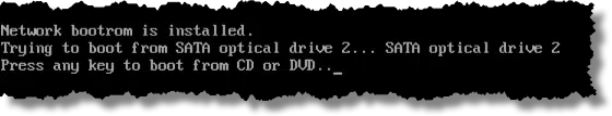 Boot From CD...