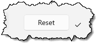 Reset. Check!