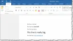 A document with assorted formatting