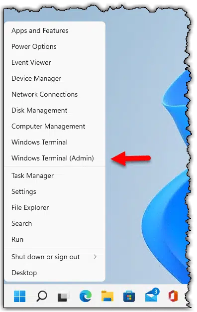 Windows Terminal (Admin)
