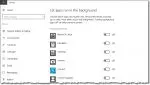 Background apps