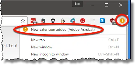 Acrobat Extension Added