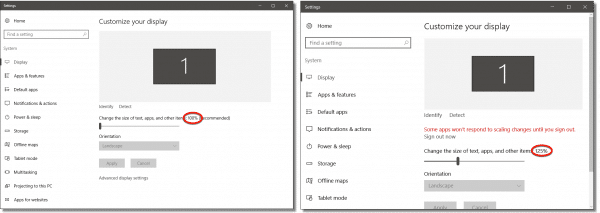 Resize - before and after