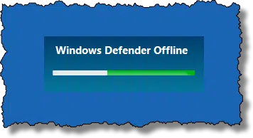 Windows Defender Offline - loading