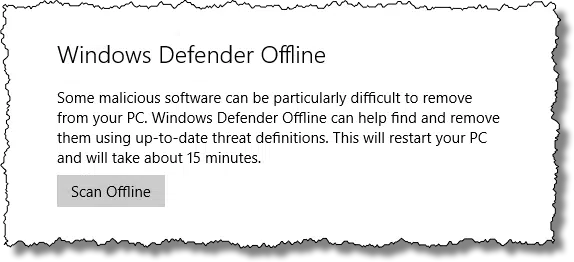 Windows Defender Offline