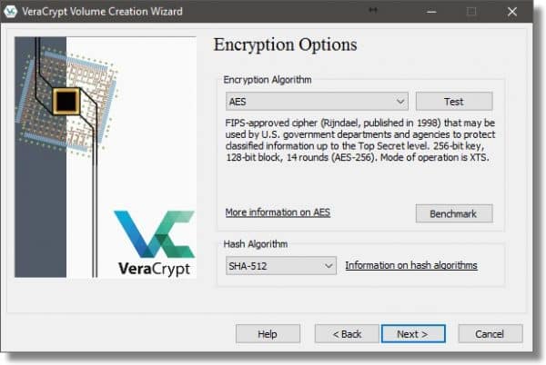 Encryption Options