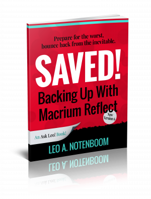 Saved! Backing Up With Macrium Reflect