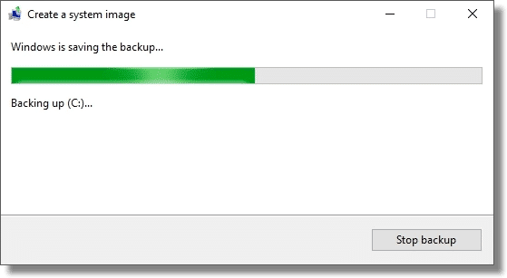 Backup Progress