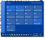 Windows 10 Quick Actions