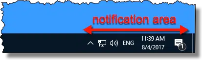 Notification Area
