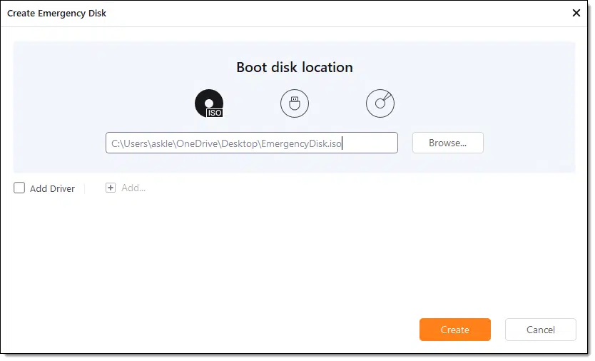 Creating an Emergency Disk