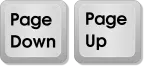Page Down and Page Up