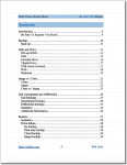 What Those Words Mean - Table of Contents