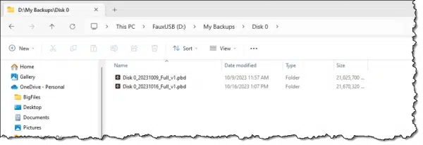 EaseUS Todo Backup Images.