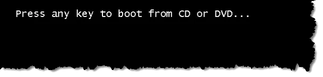 Press any key to boot from...