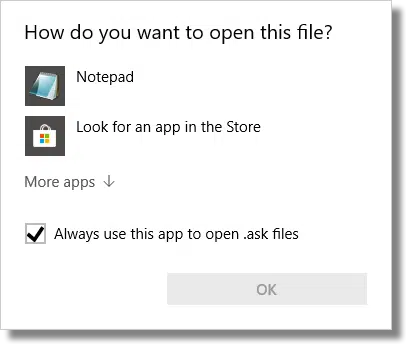 How do you want to open this file?