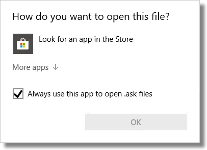 How do you want to open this file?