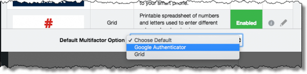 LastPass Default Two Factor Method