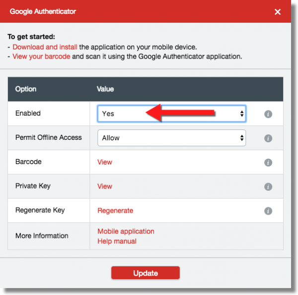 LastPass Google Authenticator Enabled
