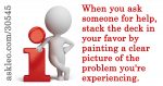 What Information Should I Provide When Asking For Help?