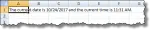 Date and Time in Excel