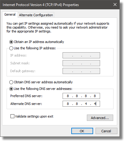 DNS Settings