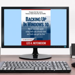 Backing Up In Windows 10