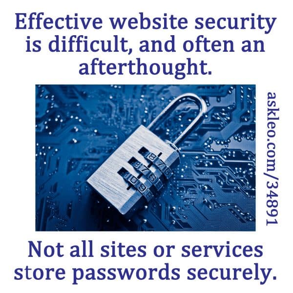 Effective website security is difficult, and often an afterthought.