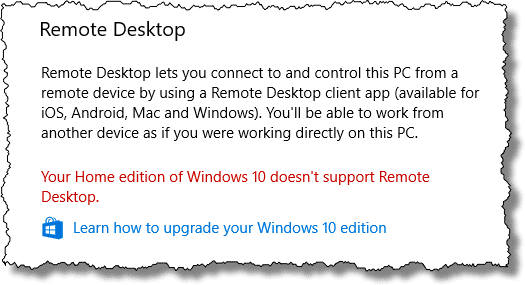 microsoft remote desktop 10 wont connect