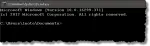 Command Prompt Opened to Folder